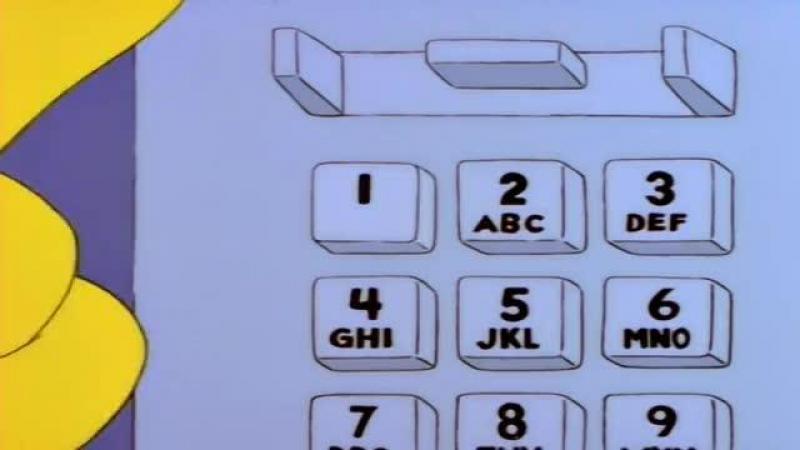 Кадры из сериала Симпсоны (1989)